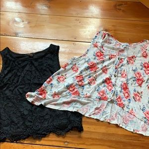 Assorted women’s crop tops